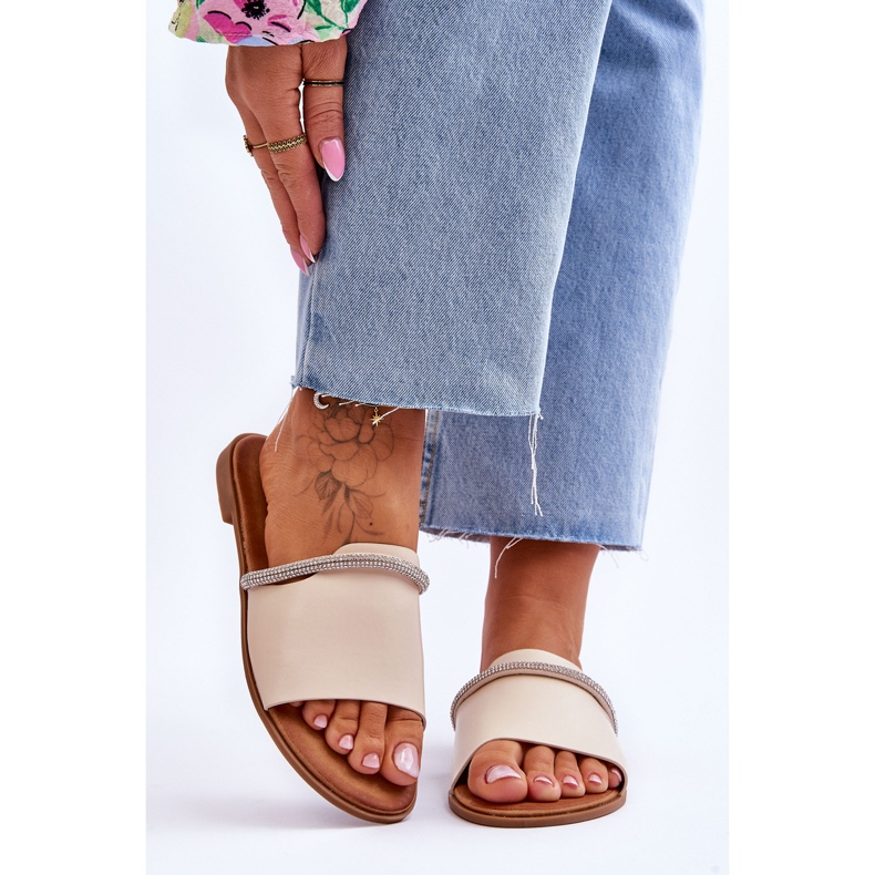 Elegante Flat Heels Beige Termen 1