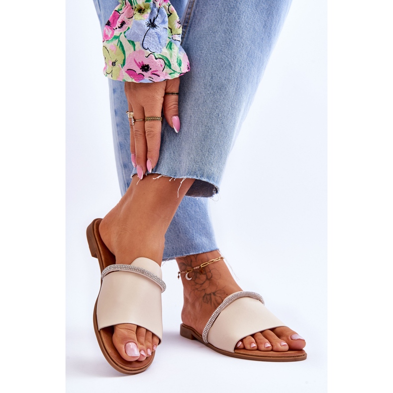 Elegante Flat Heels Beige Termen 2