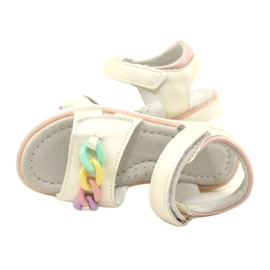 Evento Mädchensandalen mit Kette Miss 23DZ23-5888 beige 5