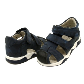 Evento Miss Klettverschluss-Sandalen für Jungen, Marineblau 23DZ23-5909 4
