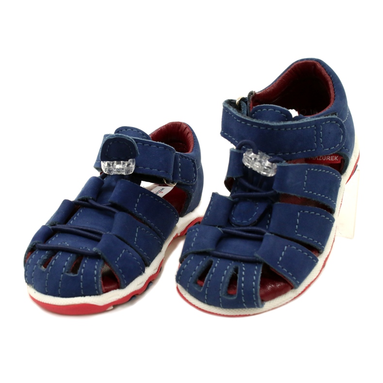 Ledersandalen Jungen Mazurek 1364 Marineblau 3