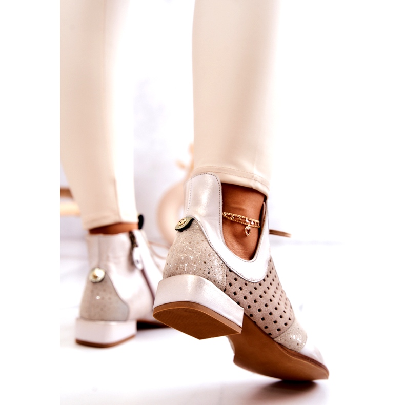 Lederstiefel Maciejka 05541-25 Hellbeige 4