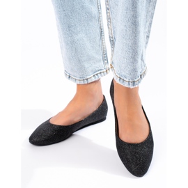 W. Potocki Ballerinas aus schwarzem Brokat von Potocki 1