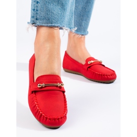 Rote Loafer für Damen von Shelovet 2