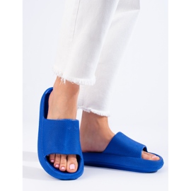 Blaue Shelovet-Mützen für Damen 2