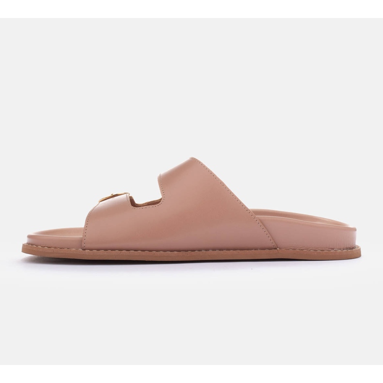 Marco Shoes Hausschuhe mit Schnallen beige 1