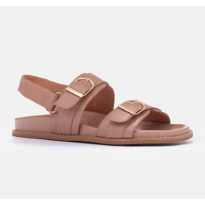 Marco Shoes Sandalen mit Schnalle beige 1