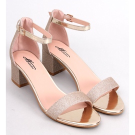 Costello Gold Absatzsandalen golden 1