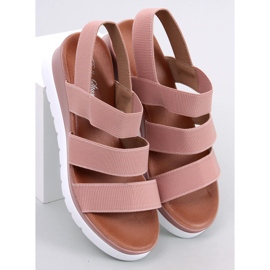 Cregger Keilsandalen in Nude rosa 1