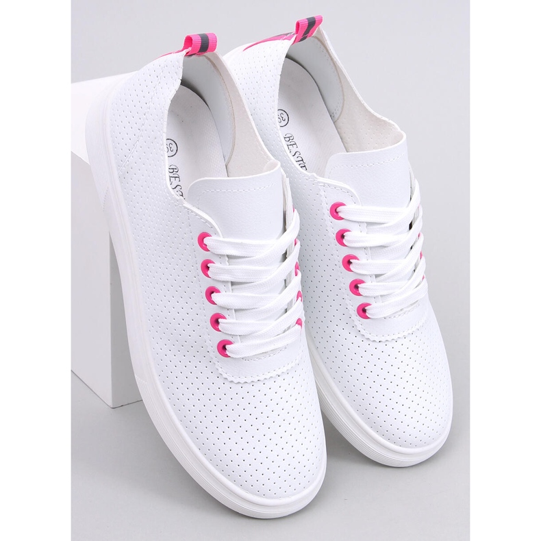 Damenturnschuhe Gelman WEISS/FUCHJA weiß 1