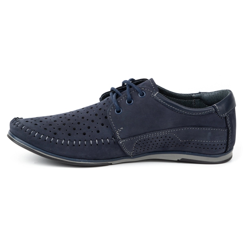 KOMODO Herrenschuhe Mokassins 875 Sommer marineblau 1