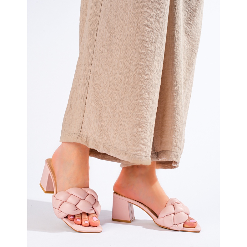 Rosa Shelovet-Sandalen für Damen 1