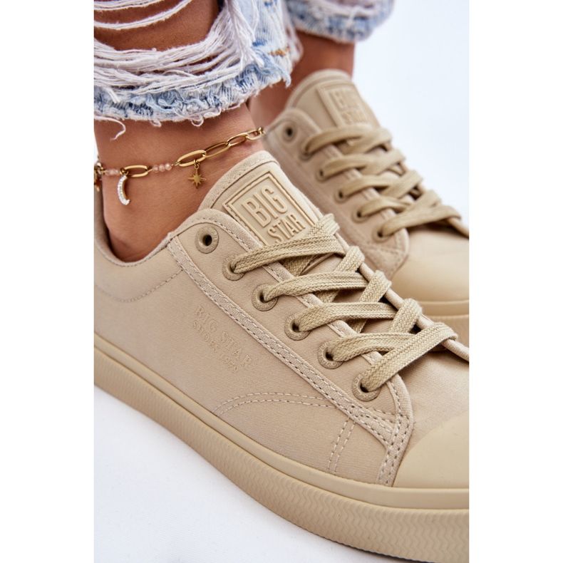 Klassische niedrige Sneakers Big Star LL274094 Beige 8