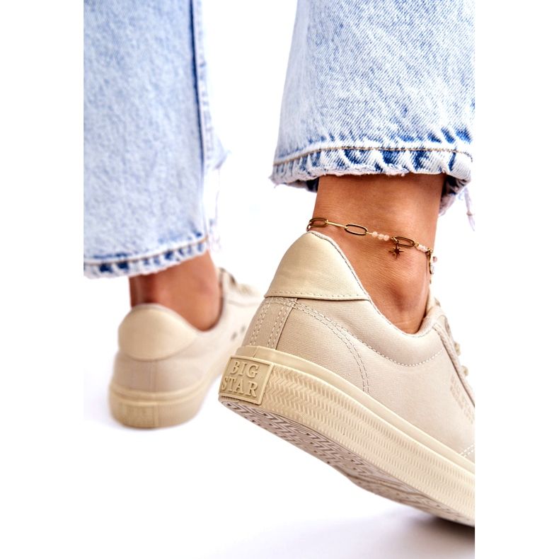 Klassische niedrige Sneakers Big Star LL274094 Beige 10