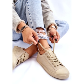 Klassische niedrige Sneakers Big Star LL274094 Beige 11