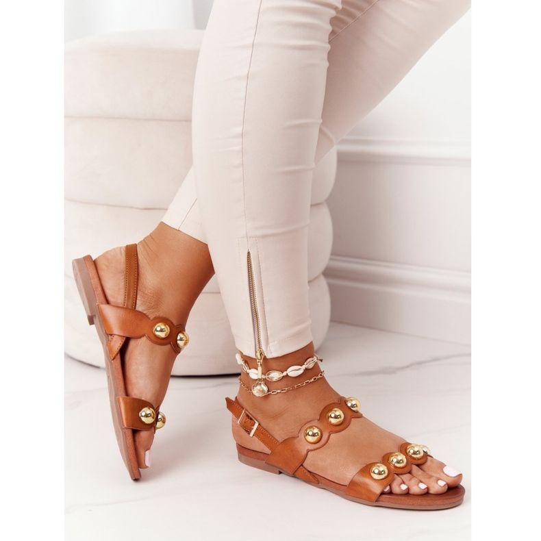 Sandalen mit Jets S.Barski 541-52 Braun 1