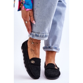 Schwarze Wildleder-Loafer von Castelo 1