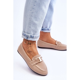 Carly Hellbeige klassische Slip-On-Loafer 2