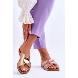 Vinceza Flache goldene Kenley-Absätze für Damen 2