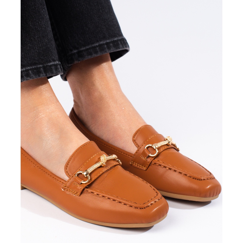 Braune Shelovet-Slipper für Damen 1