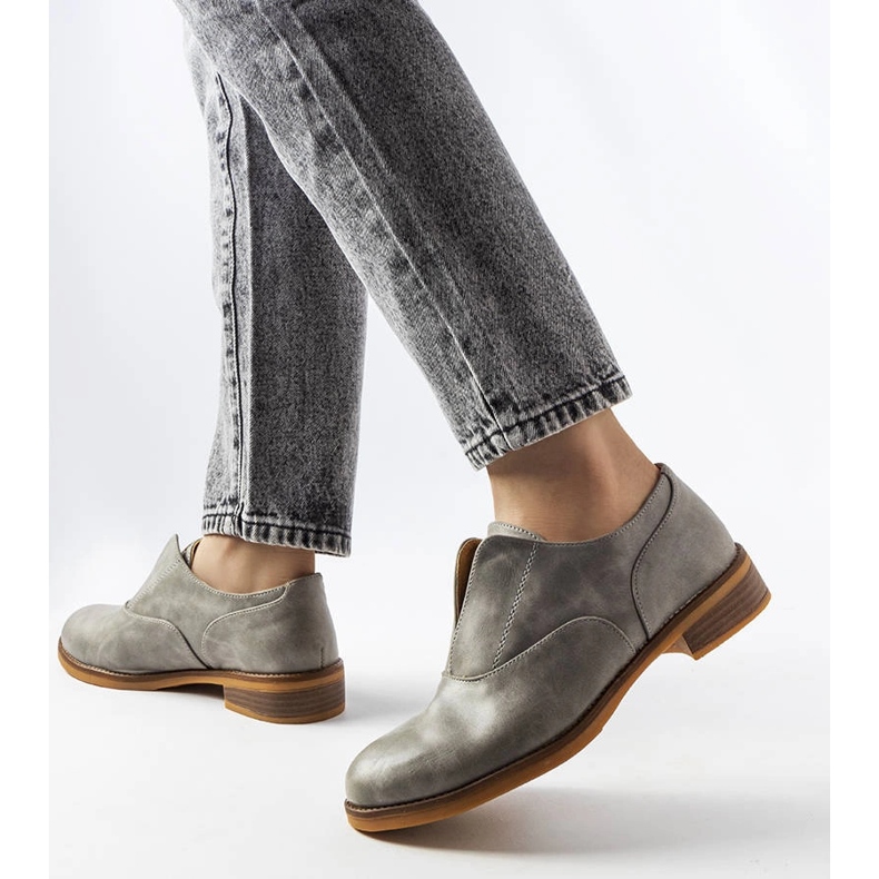 Graue Schuhe LS5379 1