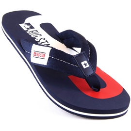 Herrenhausschuhe Big Star JJ174528 blau 1