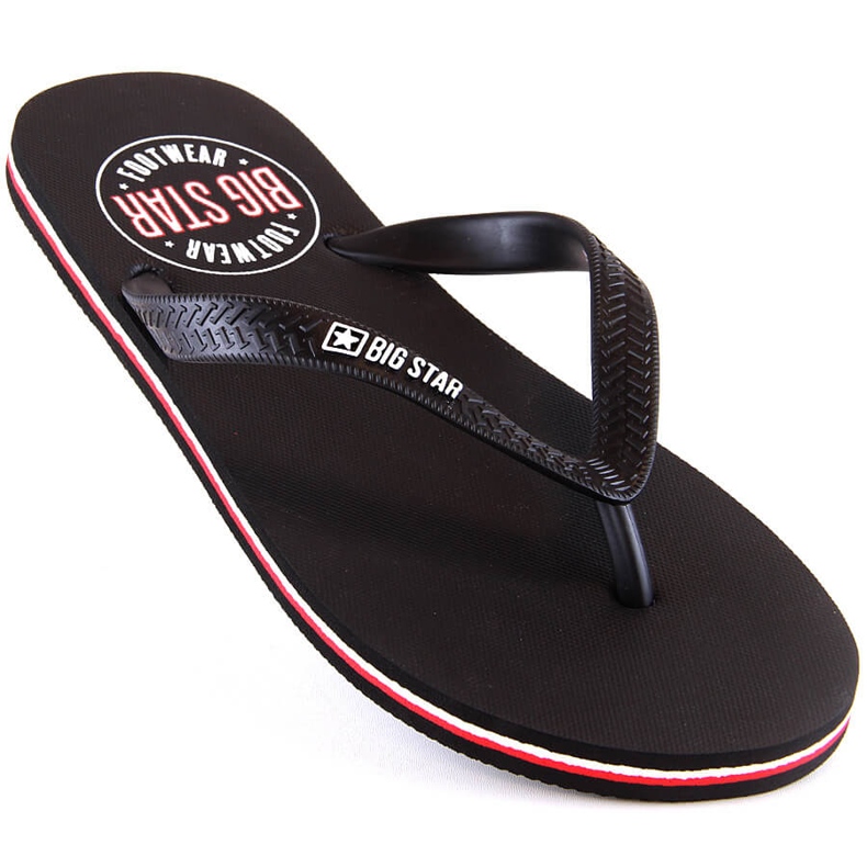 Herren-Flip-Flops schwarz Big Star JJ174536 1