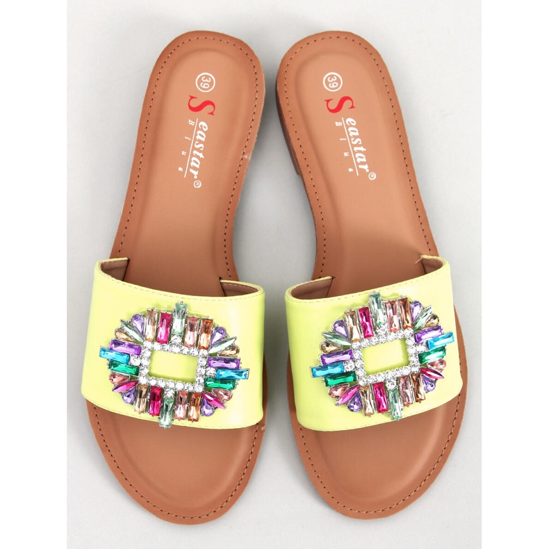 Seastar Lowell Green gefärbte Steinrutschen gelb 1