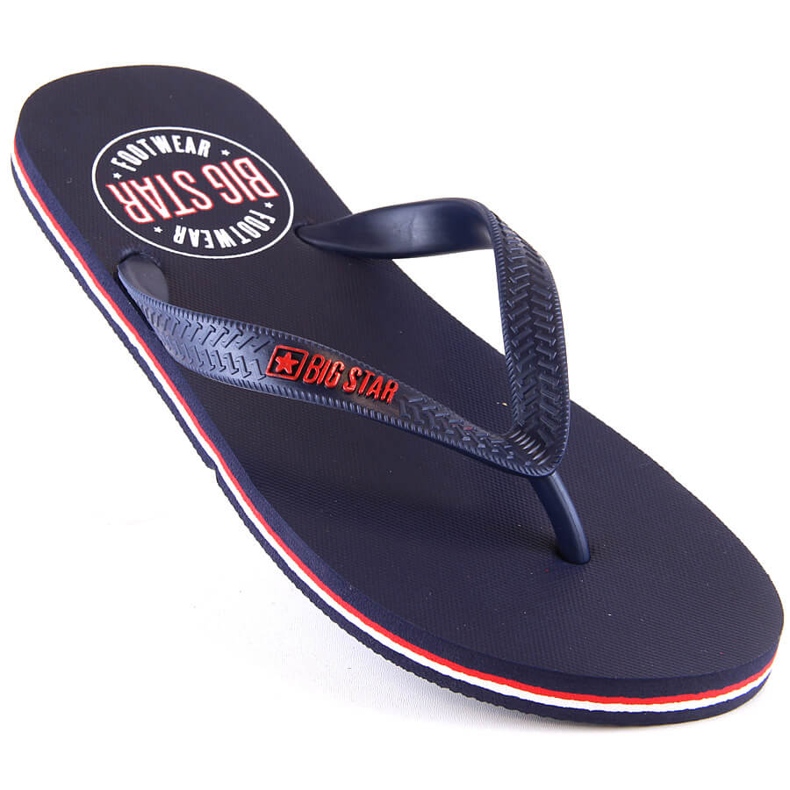 Big Star Herren-Flip-Flops Marineblau JJ174537 1