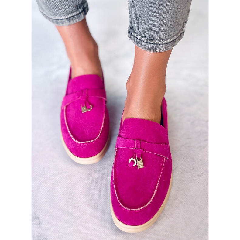Wildleder-Loafer von Ottavia Fuchsia rosa 1