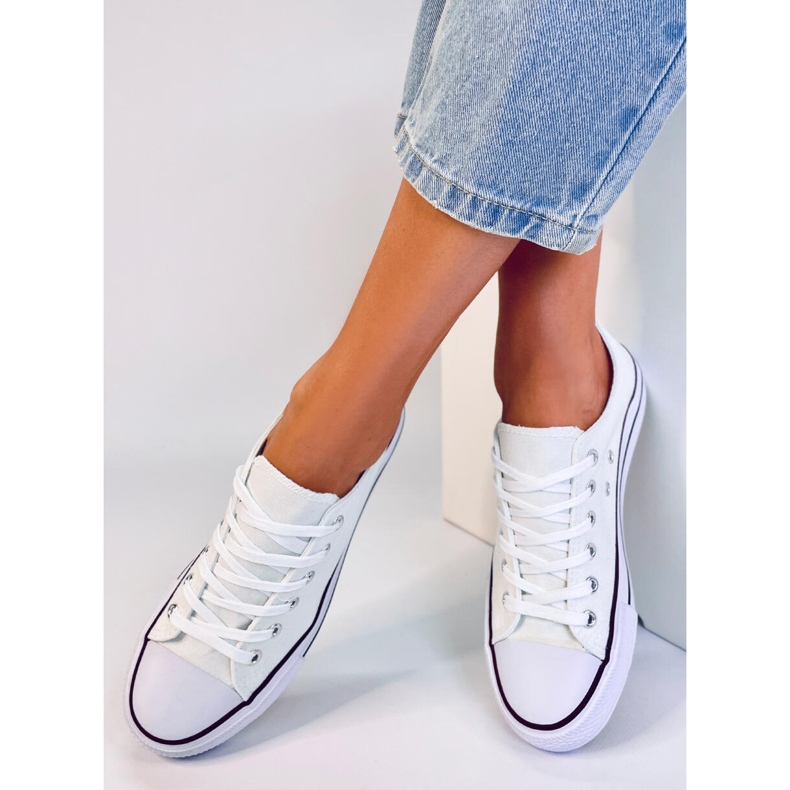 BM Klassische Sneaker von Fargis White für Damen weiß 2