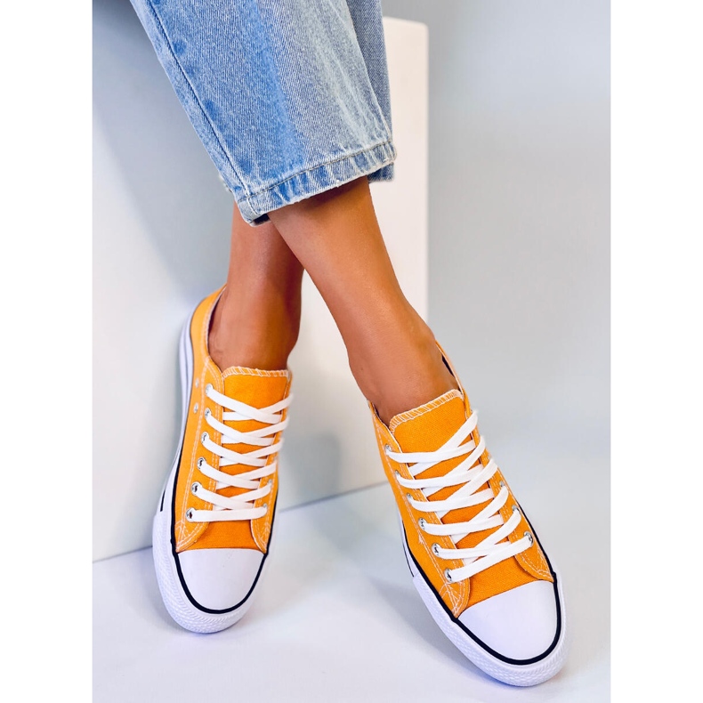 BM Klassische Turnschuhe für Damen von Fargis Yellow gelb 2