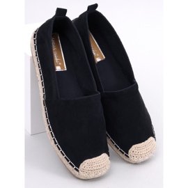 Zahn Schwarze Damen-Espadrilles 1