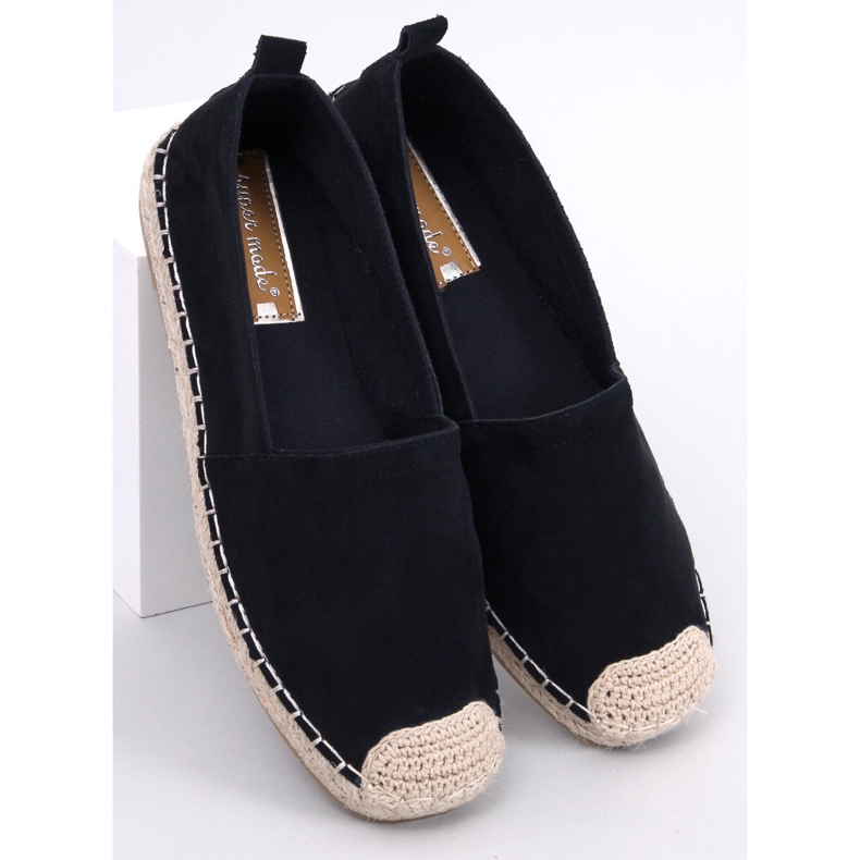 Zahn Schwarze Damen-Espadrilles 1