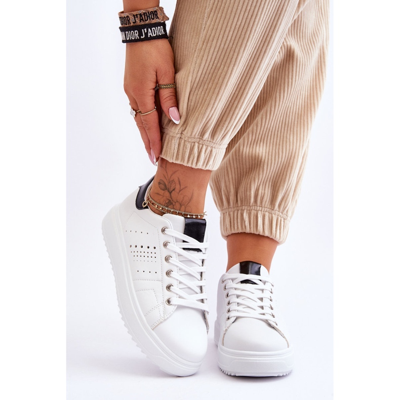 Damen-Sportschuhe Weiß und Schwarz Seien Sie der Erste! 1