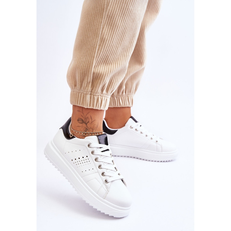 Damen-Sportschuhe Weiß und Schwarz Seien Sie der Erste! 2