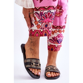 FG1 Klassische flache Absätze aus schwarzem Marlene 1