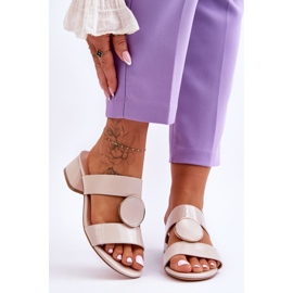 Elegante High Heels Sergio Leone KL310 Beige 1