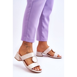 Elegante High Heels Sergio Leone KL310 Beige 2