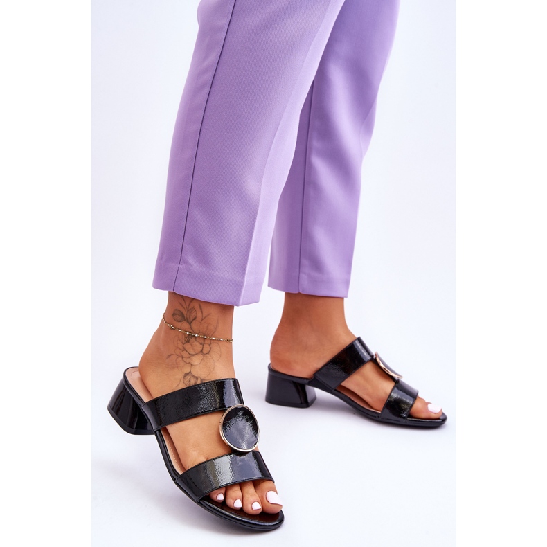 Elegante High Heels Sergio Leone KL310 Schwarz 2