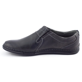 Polbut Herren Brogues Leder 362 Grau 1