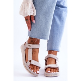 Wildleder-Klettsandalen Big Star LL276014 beige 1