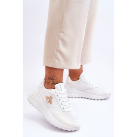 PS1 Glänzende Sportschuhe mit weißer Seneca-Dekoration 2