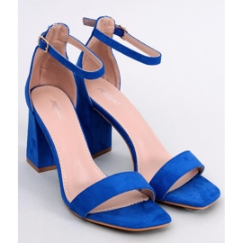 Aisha Navy-Sandalen mit Absatz blau 1