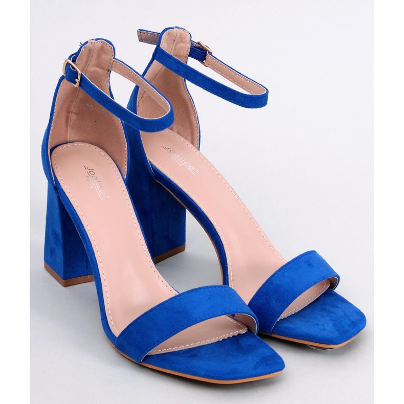 Aisha Navy-Sandalen mit Absatz blau 1