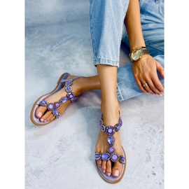 Seastar Jolene Purple Perlensandalen lila 2