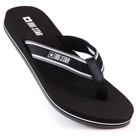Flache Flip-Flops Big Star W JJ274A377 schwarz 1
