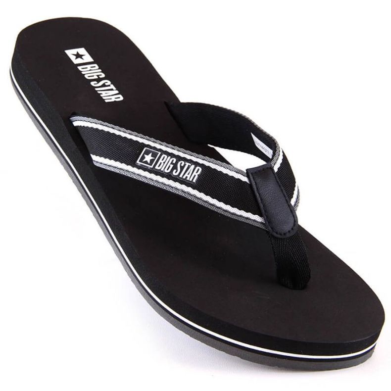 Flache Flip-Flops Big Star W JJ274A377 schwarz 1