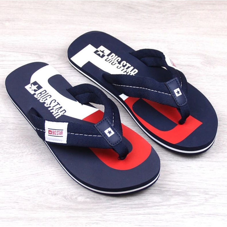 Big Star M JJ174528 Flip-Flops blau 1
