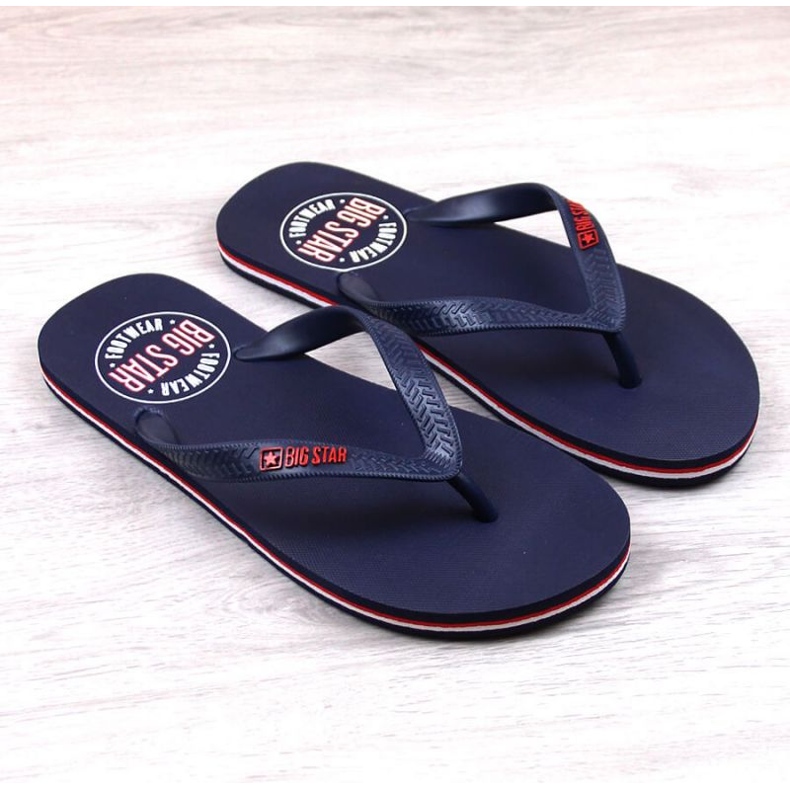 Marineblaue Flip-Flops von Big Star M JJ174537 1
